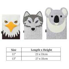 Bolsa de armazenamento para laptop de tecido premium personalizada, novidade, presente para homens e mulheres, bolsa de computador de feltro leve e portátil de grande capacidade