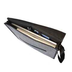 Sac à bandoulière unisexe en feutre avec logo personnalisé pour facteur, mallette pour ordinateur portable, sac à bandoulière pour hommes et femmes avec bandoulière réglable