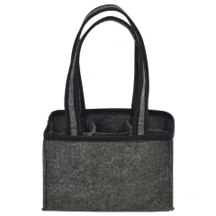 Túi đựng rượu BSCI có thể giặt được, vải nỉ cách nhiệt có thể tái sử dụng, có ngăn đựng quà tặng có logo tùy chỉnh