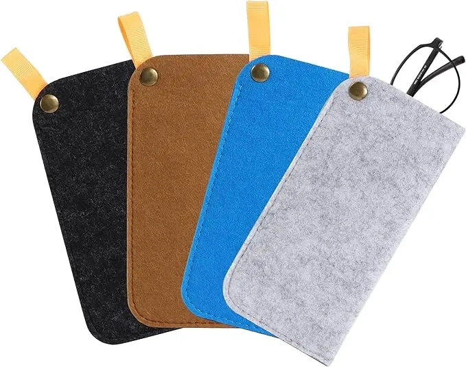 cheap bulk buy unisex kids merino wool foldable easy felt personalized hard sunglasses glasses eyeglasses pouch case