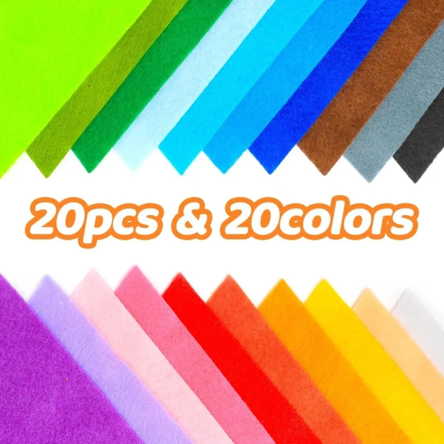 Feuille d'autocollants en feutre auto-adhésifs créatifs et amusants pour enfants