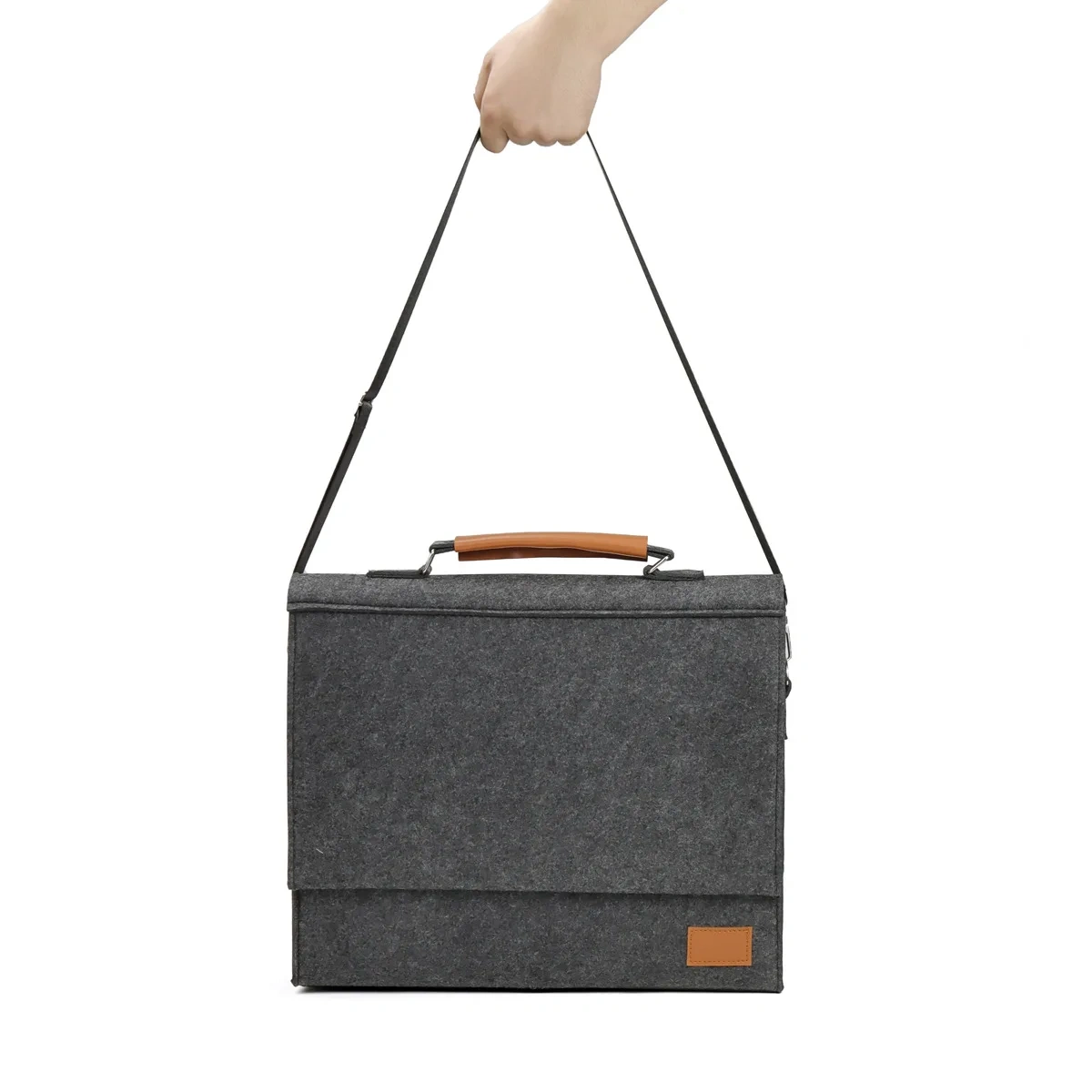 15 Inch Computer Protective Laptop Case with Small Felt Accessory Bag Felt Laptop Tablet Carrying Sleeve