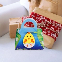 عينة مجانية معتمدة من CPC CE للبيع بالجملة أكياس تخزين مخصصة للحلوى وغطاء شجرة وزجاجة نبيذ وسلال من اللباد وحقائب هدايا عيد الميلاد