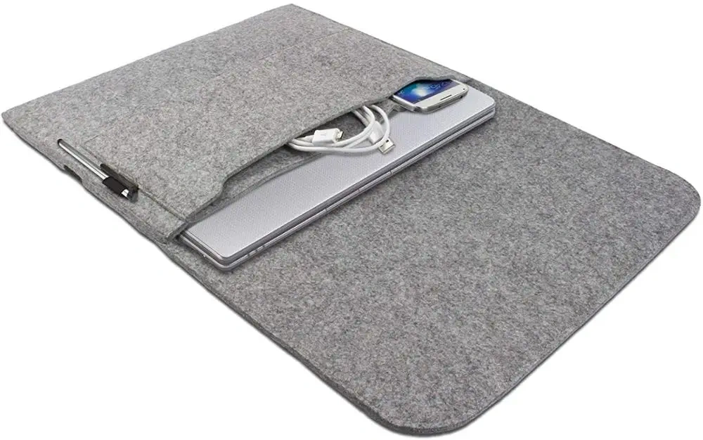 china custom fashion business briefcase wholesale waterproof cheap felt women trolley laptop computer bag