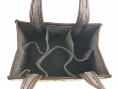 bán buôn tùy chỉnh 24x16x16cm túi giữ lạnh 6 túi đựng rượu vang đỏ vải nỉ không dệt túi đựng chai bia nước cho lễ hội Oktoberfest