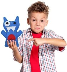 مجموعة خياطة ألعاب ناعمة مخصصة للأطفال من صنعك بنفسك، مجموعة S5 Monsters