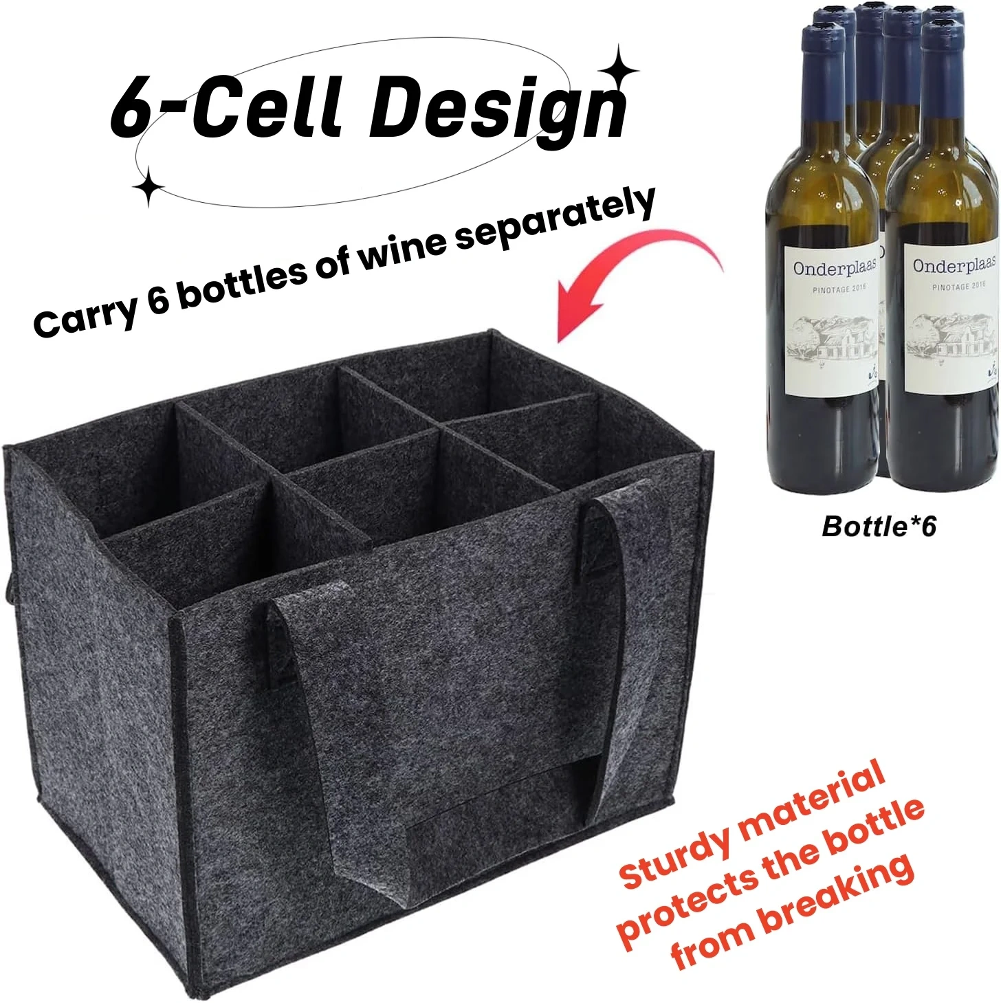 Best seller wholesale price nonwoven wine carry bag custom logo large capacity portable fashion wine beer felt bags for bottles