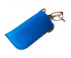 New fashion wholesale high quality glasses display custom handmade polyester felt eye glass case made in China
