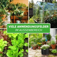 Sac de culture de plantes en tissu non tissé rond durable de taille personnalisée en feutre polyester noir vert pour parterre de légumes pot de fleurs balcon terrasse