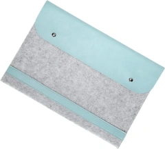 2024 nouveau style de luxe en feutre valise organisateur de rangement sac d'affaires mallette ordinateur portable housse de protection étui pour ordinateur portable