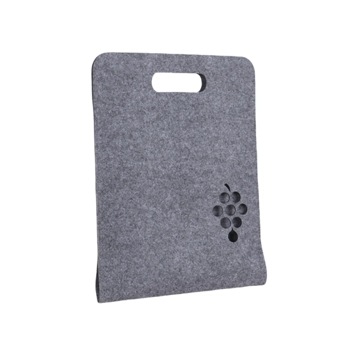 BSCI washable wine bag reusable felt insulated tote with division gift bags holders custom logo