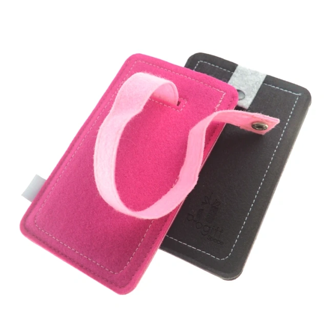 Túi đựng điện thoại di động thân thiện với môi trường phổ thông năm 2022 bán trực tiếp từ nhà máy Túi đựng điện thoại di động bằng nỉ có nút bấm bằng nhựa