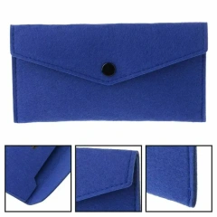 Étui à lunettes de soleil personnalisé pliable et durable de haute qualité OEM, étui à lunettes de lecture multi-souple en feutre en gros