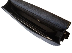 Fornecedores on-line da China vascara bolsa dobrável personalizada de feltro para laptop bolsa de ombro mensageiro mochila pasta bolsa postal para homens