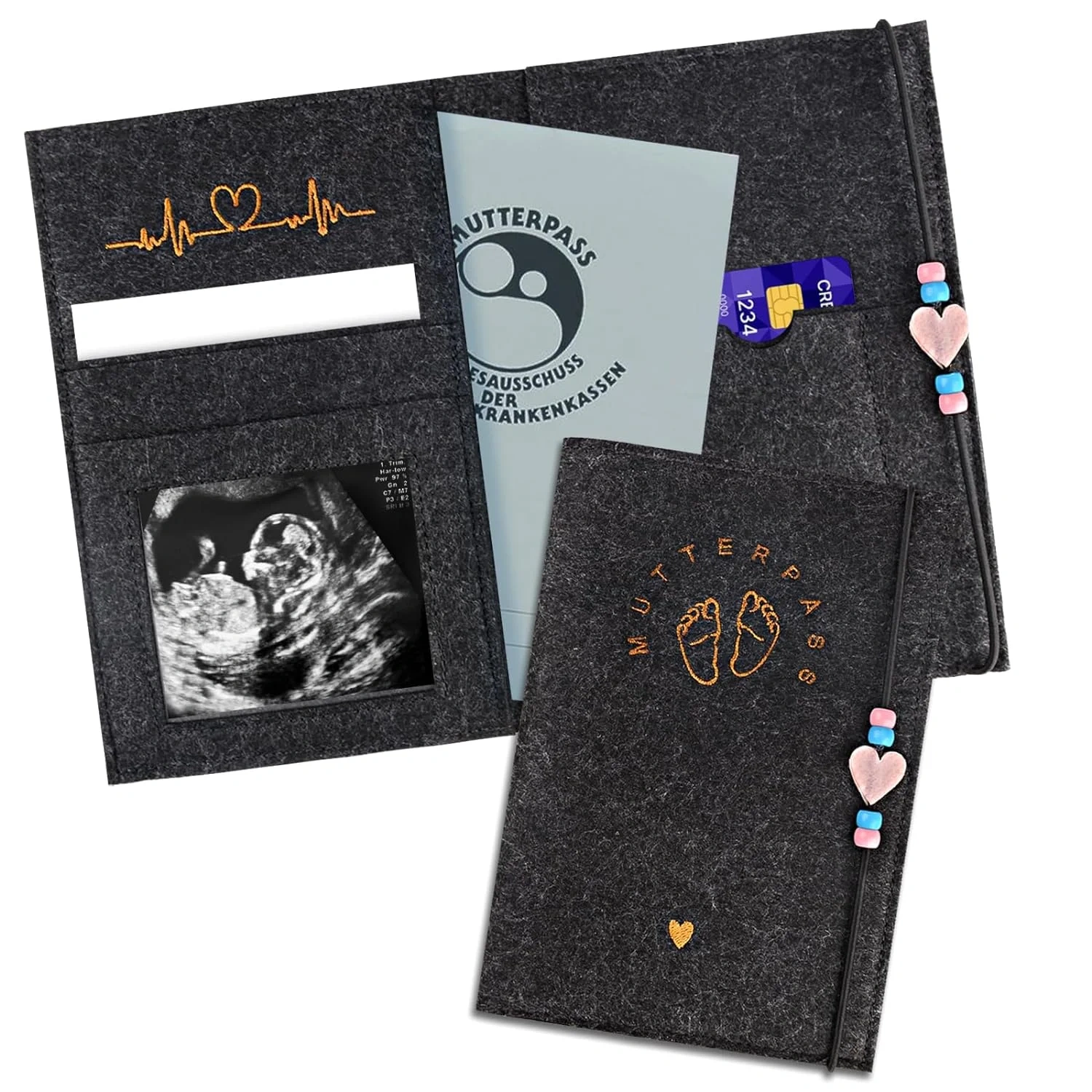 wholesale portable travel family women document polyester felt mother pass organizer, custom passport holder