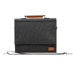 Housse de protection pour ordinateur portable de 15 pouces avec petit sac d'accessoires en feutre Housse de transport en feutre pour ordinateur portable et tablette