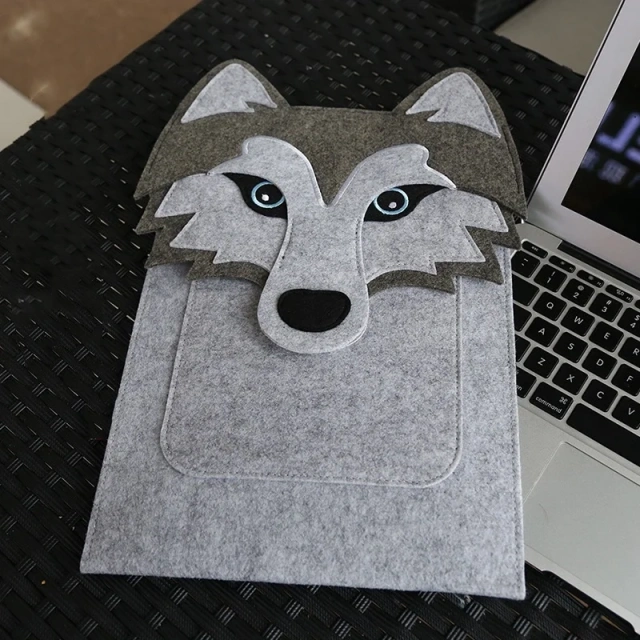 Bolsa de armazenamento para laptop de tecido premium personalizada, novidade, presente para homens e mulheres, bolsa de computador de feltro leve e portátil de grande capacidade