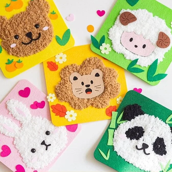 Montessori Enlightenment Toy Embroider Felt Board Sewing Kit