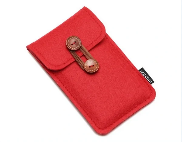 recycled RPET polyester felt custom size color printed logo android mobile phone covers all phones wholesale promotion gift