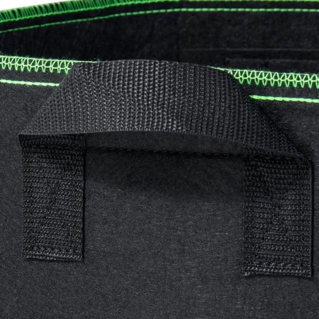 giá rẻ mua số lượng lớn thời trang thùng chứa nặng vải không dệt dày túi trồng cây trong vườn chậu đất lá cây có tay cầm