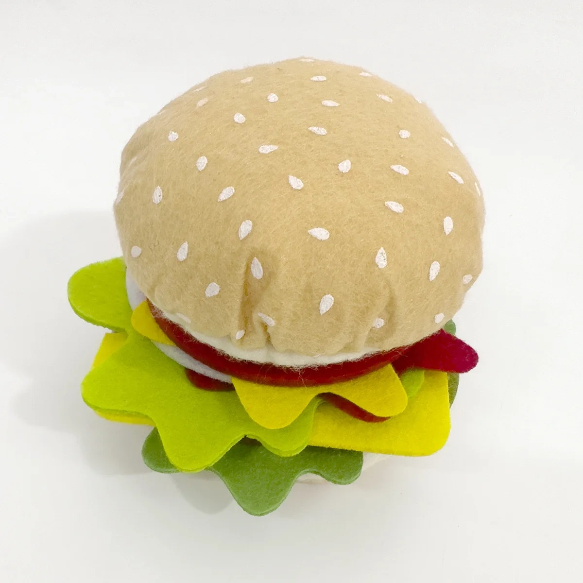Cute Kid DIY Bread Hamburg Vegetable Fruit Felt Food Toy Kit