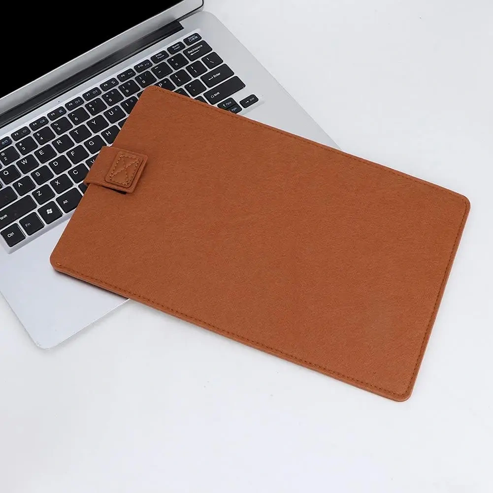 2024 hot design custom size documents files shopping felt tablet handbags computer cover laptop bags for him her