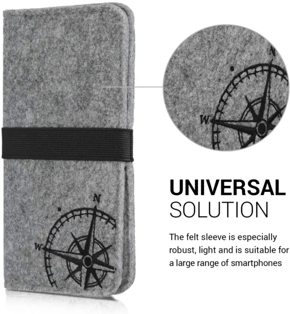 Túi đựng đồ bằng nỉ cho điện thoại di động, túi đựng ví bằng nỉ, túi đựng bút, kính râm