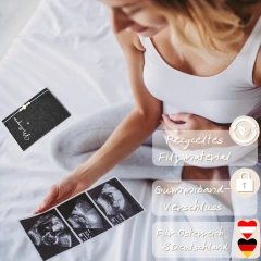 Altamente recomendado alemão Áustria maternidade mami preto feltro bebê passaporte capa caso com espaço suficiente para mãe lembrança presente