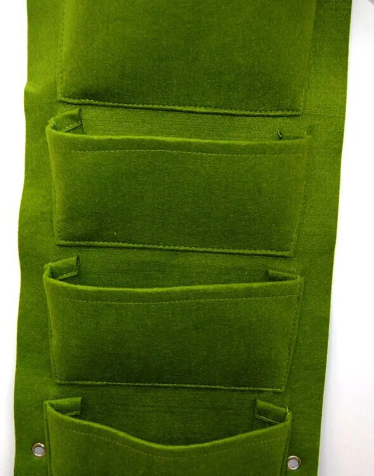 Wholesale Design  Black Vertical Breathable Plant Bag Hanging Growing Bag Outdoor Indoor Planter for Wall Garden Flower