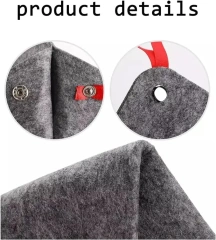 Étui à lunettes de soleil en tissu feutré personnalisé à bas prix, sac d'emballage de montre portable à glissement souple, pochette à lunettes