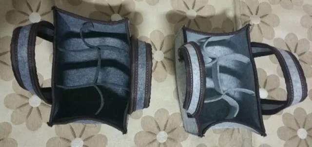 bán buôn tùy chỉnh 24x16x16cm túi giữ lạnh 6 túi đựng rượu vang đỏ vải nỉ không dệt túi đựng chai bia nước cho lễ hội Oktoberfest