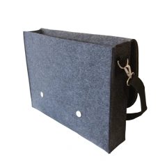 Fornecedores on-line da China vascara bolsa dobrável personalizada de feltro para laptop bolsa de ombro mensageiro mochila pasta bolsa postal para homens