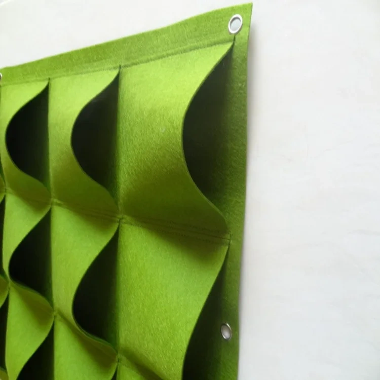 Wholesale Design  Black Vertical Breathable Plant Bag Hanging Growing Bag Outdoor Indoor Planter for Wall Garden Flower