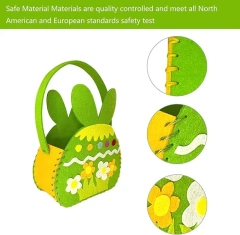 Kids Fun Education Craft DIY Easter Flower Bag Felt Sew Kit