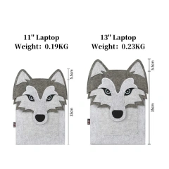 Bolsa de armazenamento para laptop de tecido premium personalizada, novidade, presente para homens e mulheres, bolsa de computador de feltro leve e portátil de grande capacidade