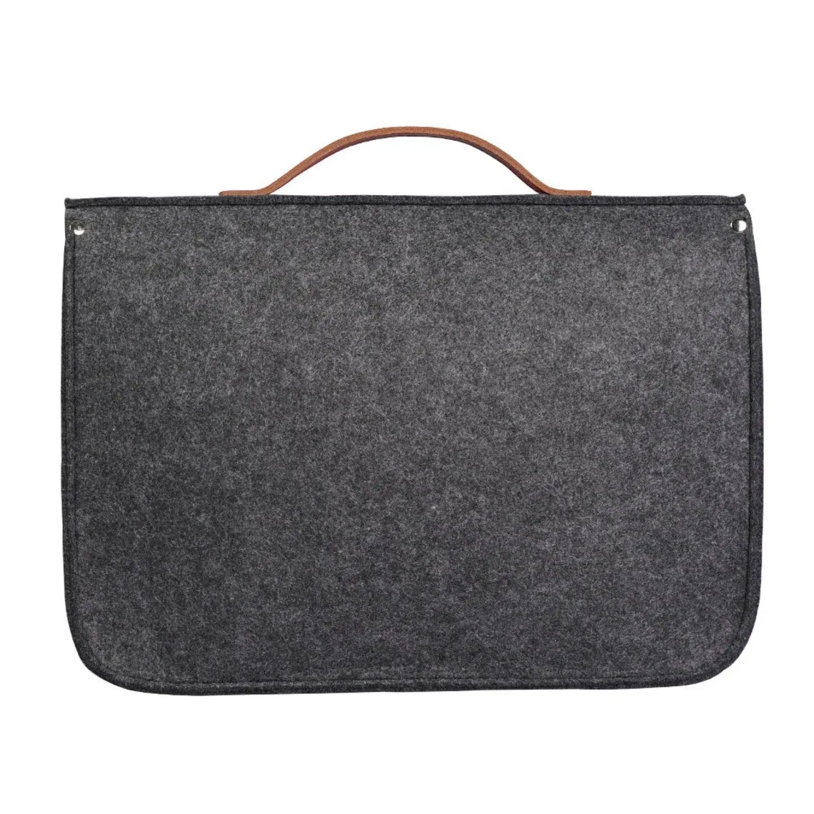 wholesale fashion men women custom grey business satchel felt laptop computer messenger sleeve case bag