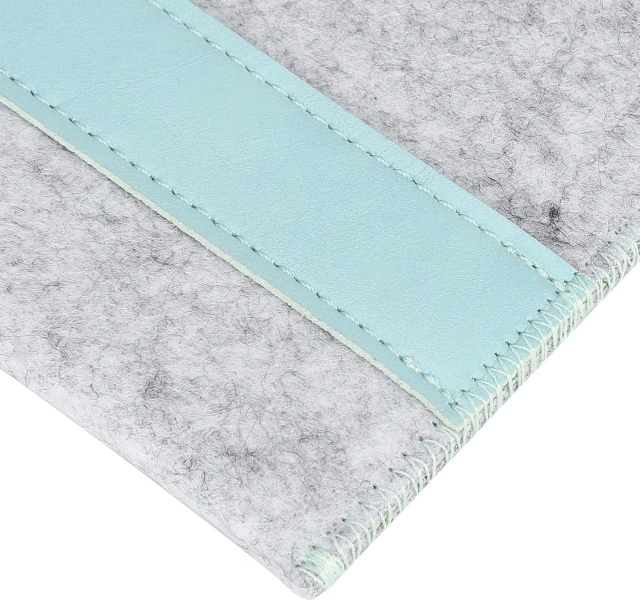 2024 nouveau style de luxe en feutre valise organisateur de rangement sac d'affaires mallette ordinateur portable housse de protection étui pour ordinateur portable