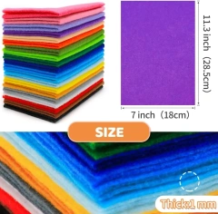 Feuille d'autocollants en feutre auto-adhésifs créatifs et amusants pour enfants