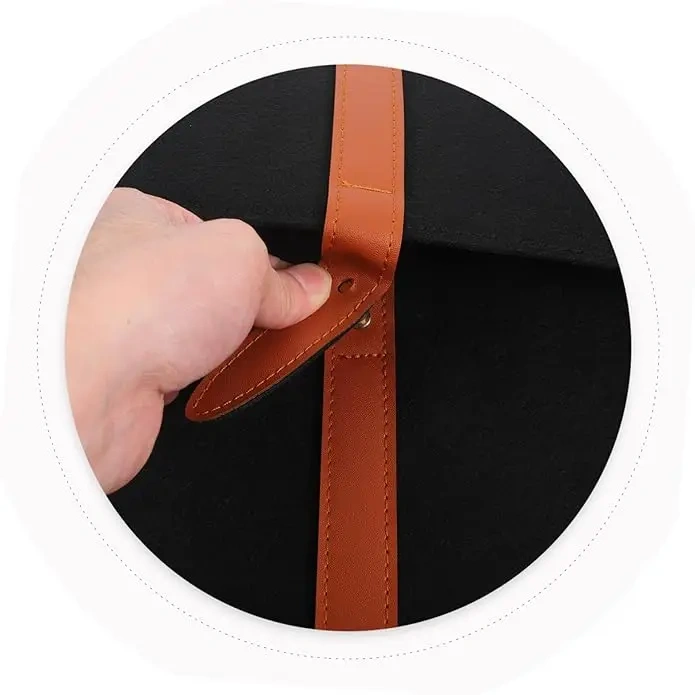wholesale multicolor custom water resistant anti scratch professional woolen felt notebook bag sleeve laptop case