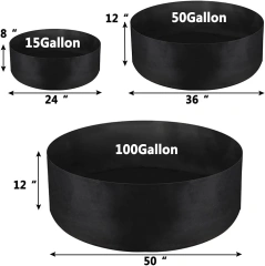 achat en gros pas cher de nouveaux pots de fleurs surélevés en tissu robuste et personnalisé de grande taille pour jardin de pommes de terre et légumes