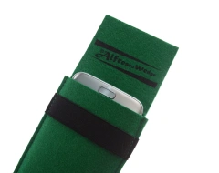 حقيبة حزام للهاتف المحمول عالية الجودة من مادة RPET المعاد تدويرها مصنوعة من مادة البوليستر مطبوعة بشعار مخصص ومقاس مخصص للترويج