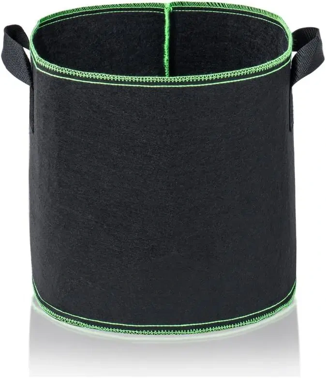 cheap bulk buy fashion heavy duty container thickened nonwoven fabric garden grow bags plant leaf soil pots with handles