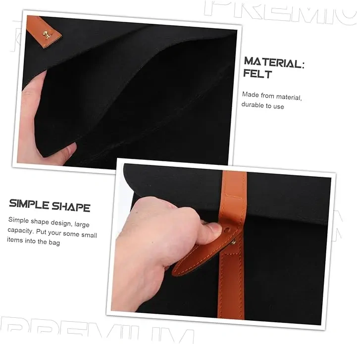 wholesale multicolor custom water resistant anti scratch professional woolen felt notebook bag sleeve laptop case