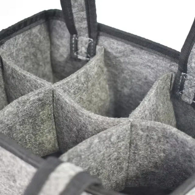 Túi vải không dệt đựng rượu giá sỉ giá rẻ có logo thời trang tùy chỉnh túi nỉ đựng rượu bia đựng chai