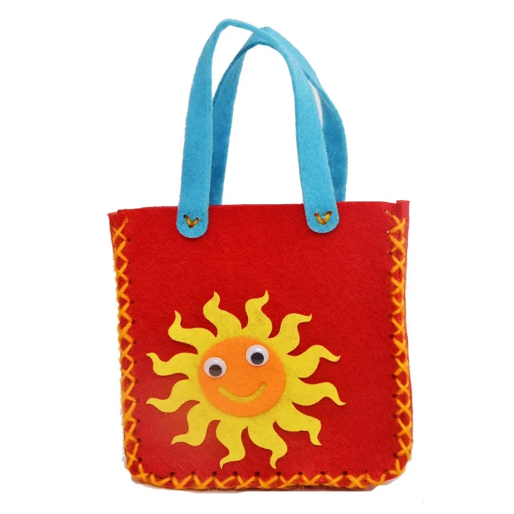 New Custom Kids Soft Toy DIY Craft Art Felt Bag Sewing Kit