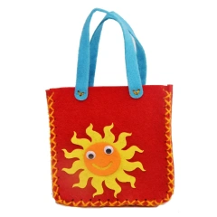 Novo kit de costura de saco de feltro de arte artesanal faça você mesmo para crianças de brinquedo macio personalizado