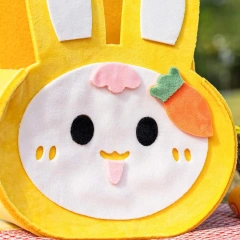 Décorations de Pâques en gros à faible MOQ, nouveautés de fête pour enfants, feutre, lapin de Pâques, bonbons, sacs cadeaux, chasse aux œufs en tissu, paniers de Pâques