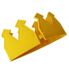 Chapeau d'anniversaire pour bébé en feutre personnalisé, bon marché, réutilisable, mignon, couronne