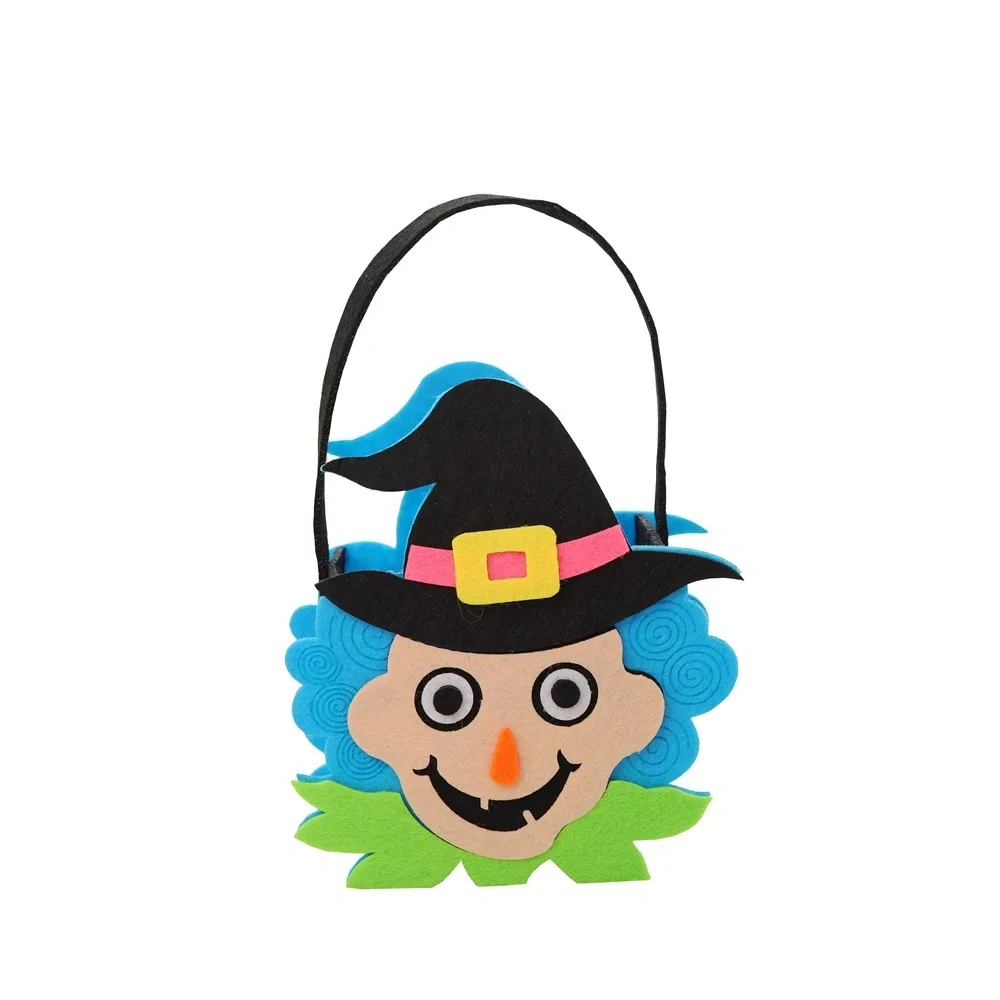 Holiday accessories Jack-o-lantern personalized girls handbag gift decorations kids costume felt pumpkin bucket halloween bags