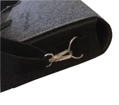 Fornecedores on-line da China vascara bolsa dobrável personalizada de feltro para laptop bolsa de ombro mensageiro mochila pasta bolsa postal para homens